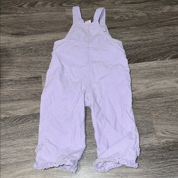 Gymboree Light Purple Kids Overalls with Pockets (18-24 Months) - Picture 4 of 7
